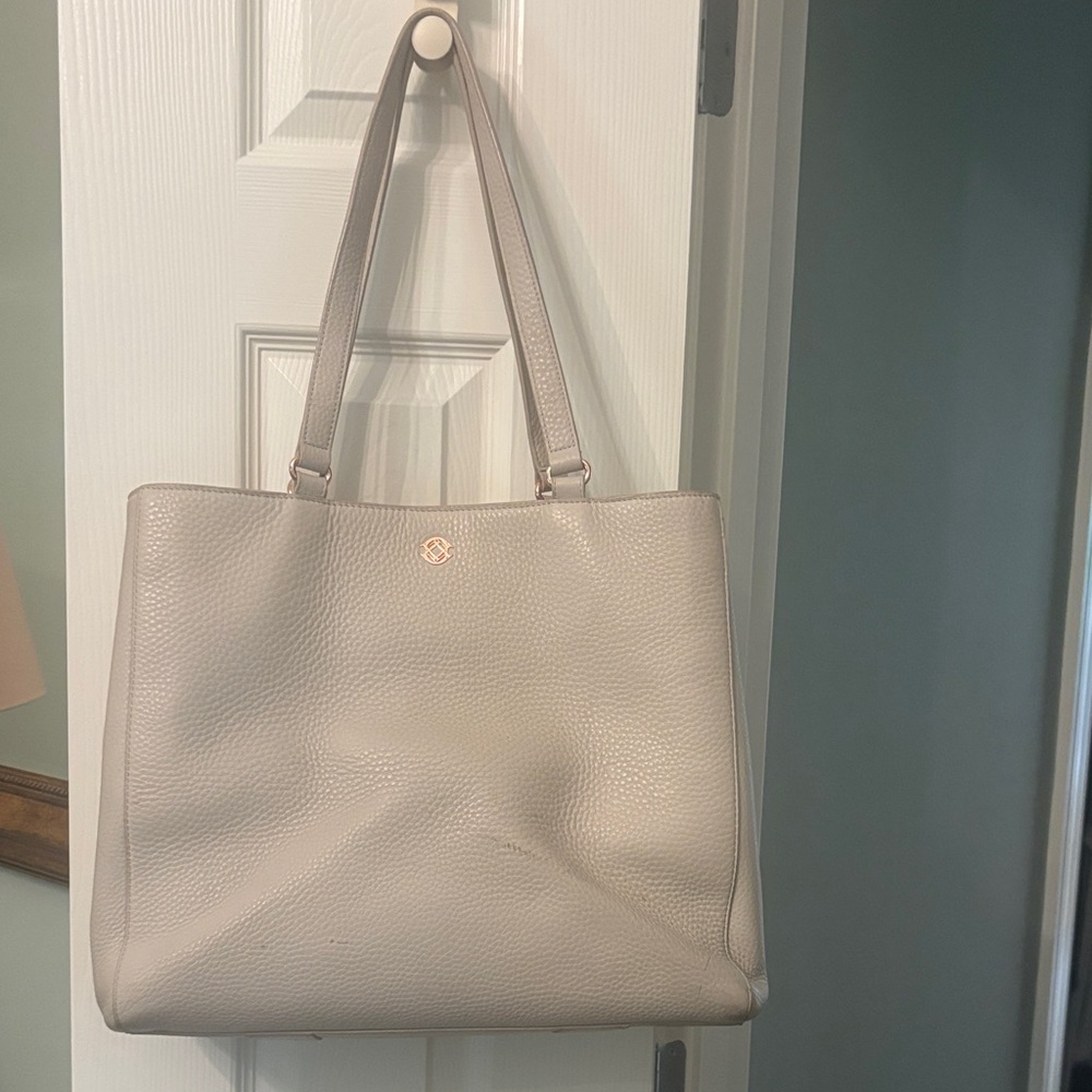 Dagne Dover Allyn Cream Tote Bag